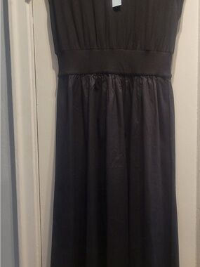 Loft Sleeveless Black Women's Maxi Dress Size Medium Petite NWT
